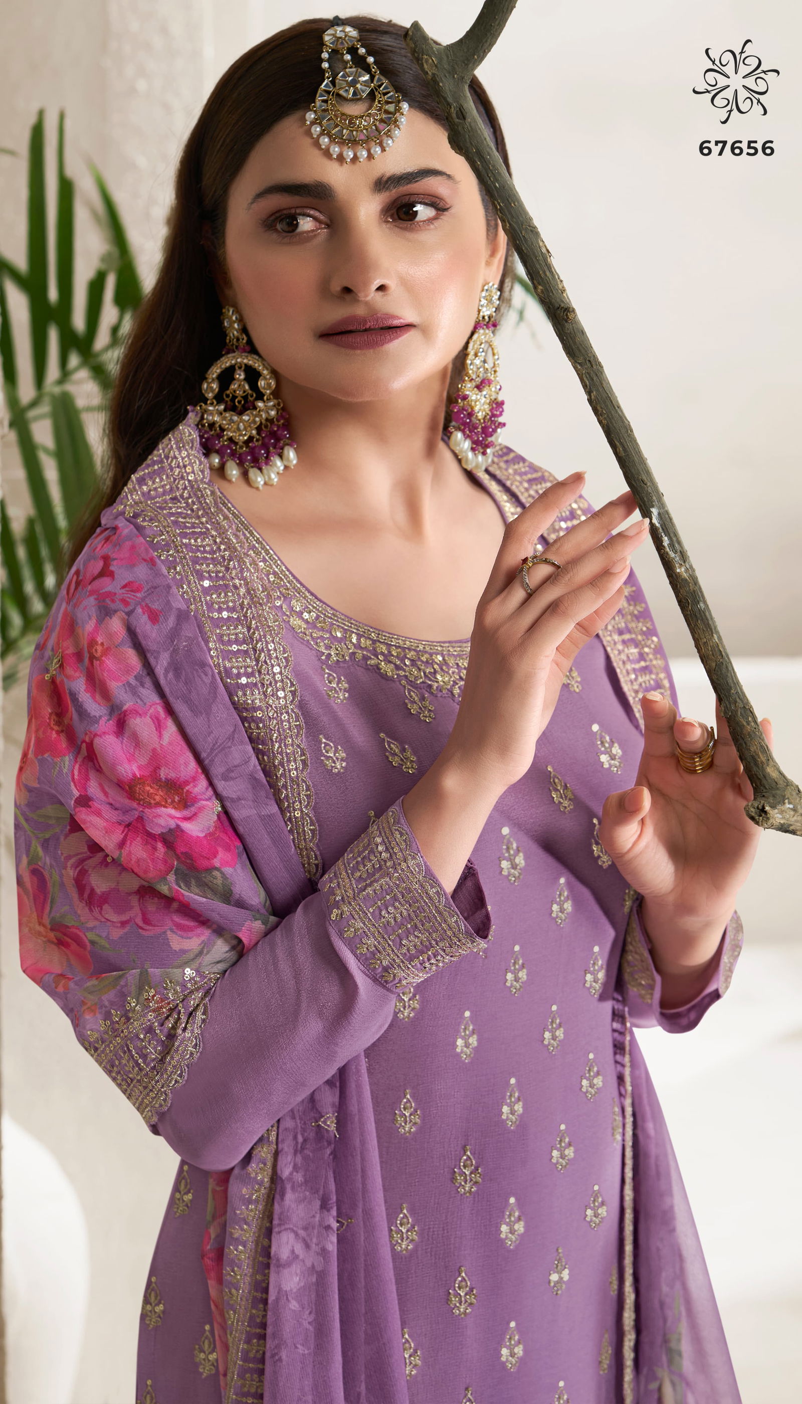 Shalini By Vinay Chinon Embroidery Wedding Salwar Suit Wholesale Market